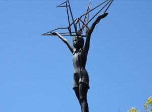 Sculpture of Jesus on the Cross