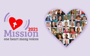 One Heart Many Voices conference logo