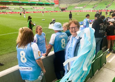 Fans at Melbourne City FC match