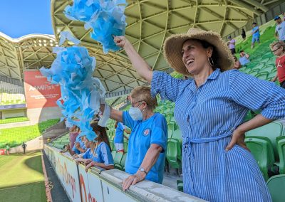 Fans at Melbourne City FC match