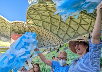 Fans at Melbourne City FC match