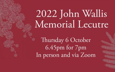 John Wallis Lecture, 6 October 2022`