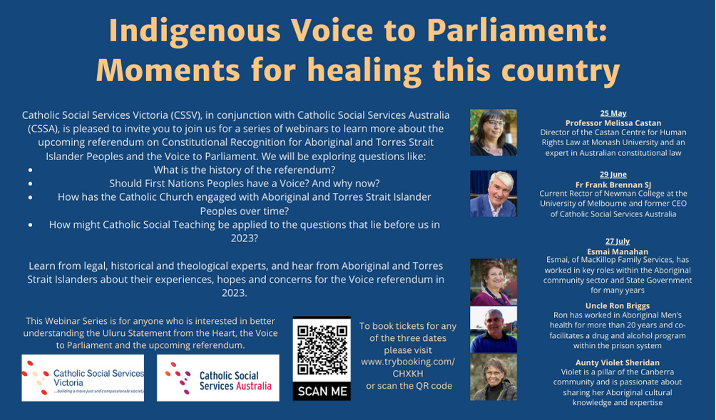 Indigenous Voice to Parliament webinar series